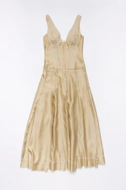 Miista Leonora Beige Dress -Miista miista LEONORA BEIGE dress 1