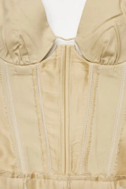 Miista Leonora Beige Dress -Miista miista LEONORA BEIGE dress 3