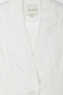 Miista Zenda Ivory Blazer -Miista miista ZENDA WHITE blazer 3