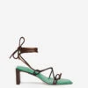Miista Alberta Green Sandals 1 Miista Alberta Green Sandals -Miista miista alberta monte carlo green brown nappa sandals 1