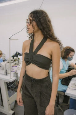 Miista Lorelei Brown Trousers -Miista miista anika juniper jacket 02