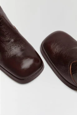 Miista Cass Brown Boots -Miista miista cass french roast crack boots 5