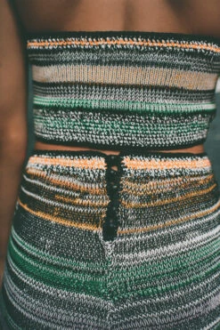 Miista Elaine Orange Crop -Miista miista elaine top berthe shorts 2 LS