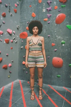 Miista Berthe Orange Shorts 11 Miista Berthe Orange Shorts -Miista miista elaine top berthe shorts alberta sandals 4 LS 1