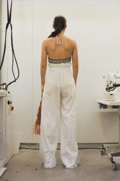 Miista Tamara White Trousers 9 Miista Tamara White Trousers -Miista miista elaine top tamara trousers otto bag 2 LS