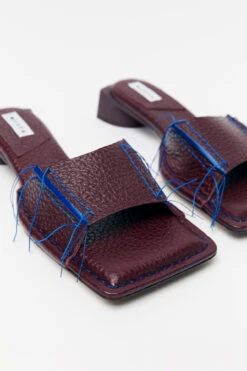 Miista Fifi Mauve Sandals -Miista miista fifi tumbled mauve mule sandals 5