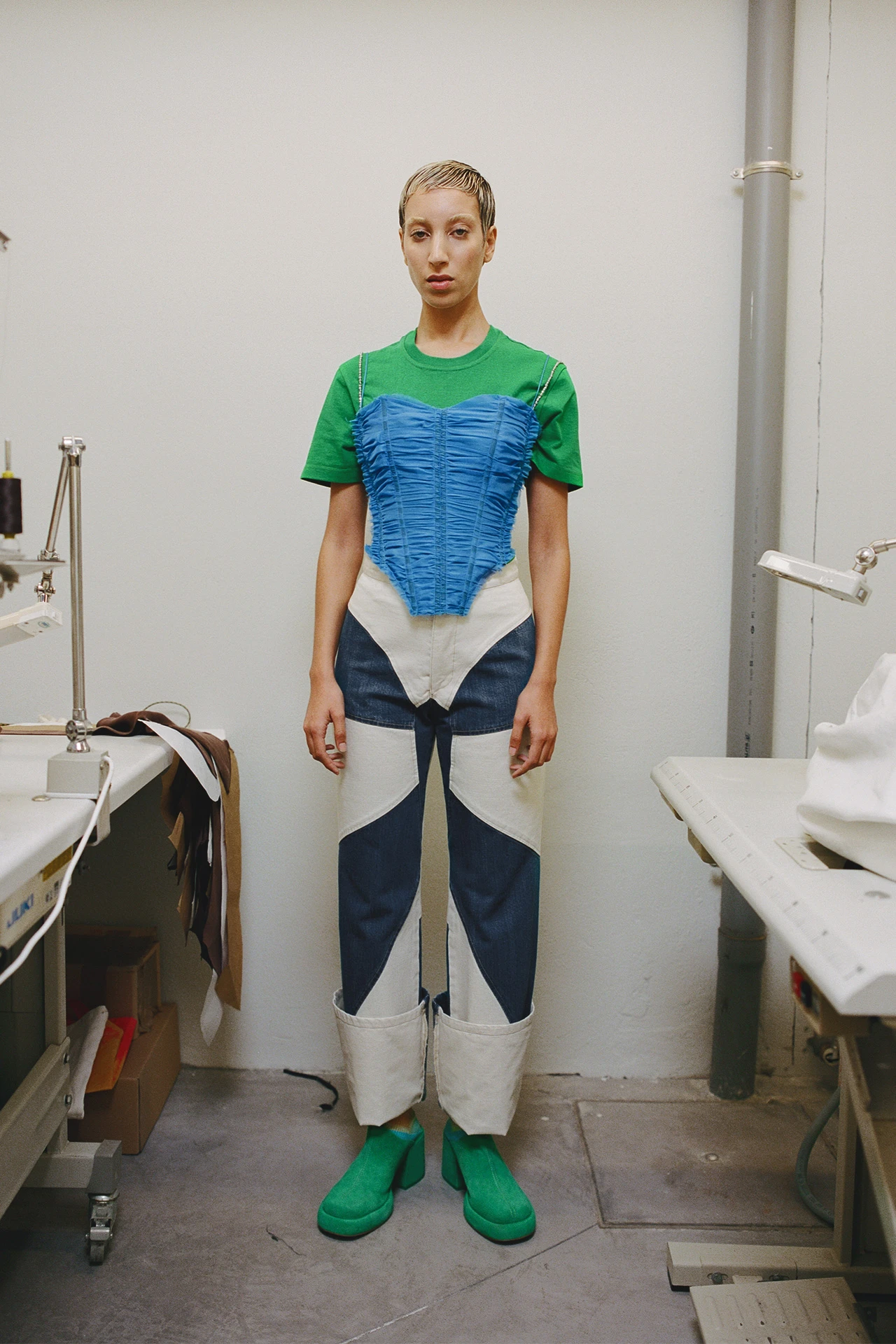 Miista Gail Blue Corset 4 Miista Gail Blue Corset - Image 2