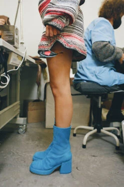 Miista Berthe Blue Shorts 14 Miista Berthe Blue Shorts -Miista miista lottie blue jumper berthe blue shorts susaye orion blue suede boots 1 LS