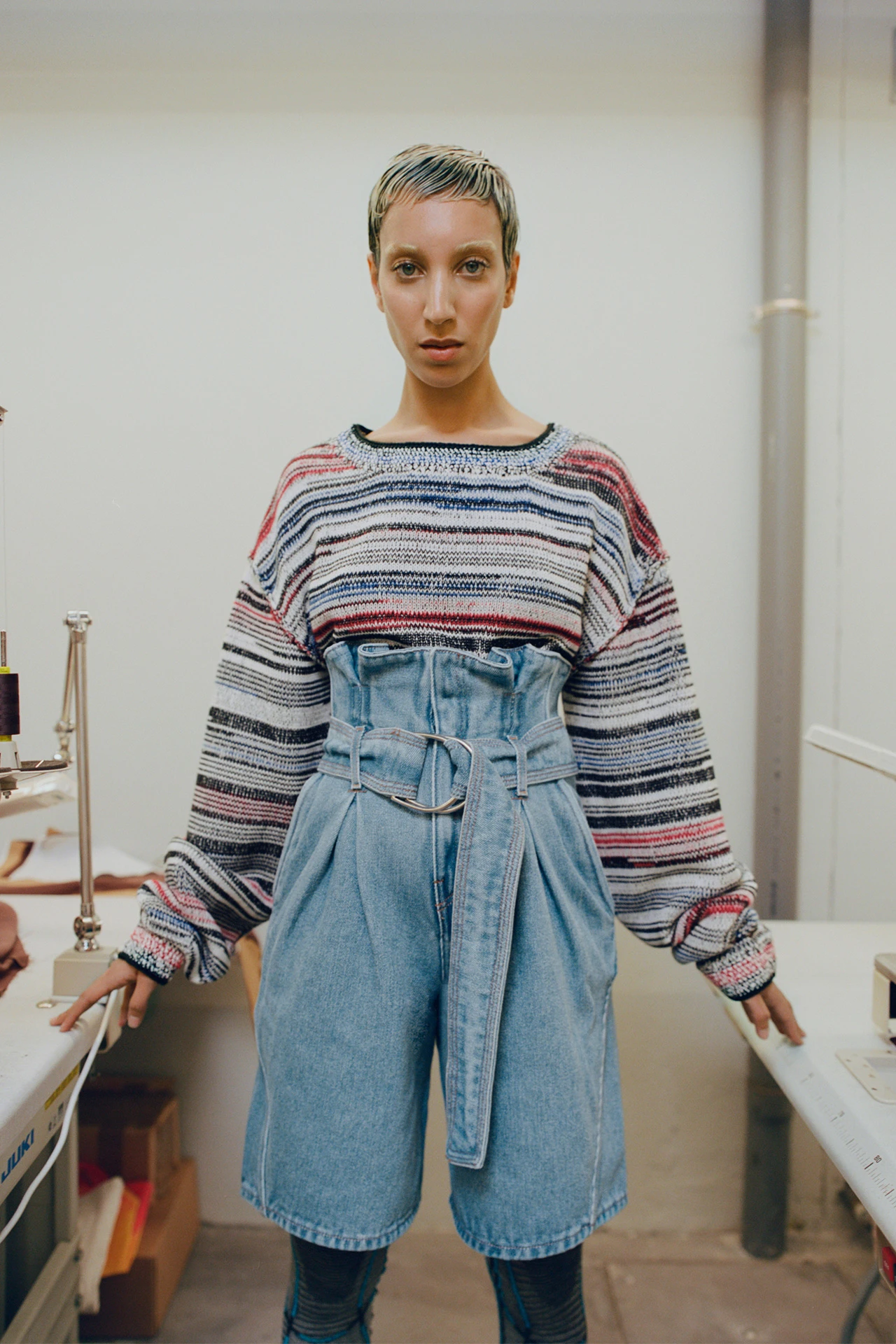 Miista Odda Blue Shorts 6 Miista Odda Blue Shorts - Image 4