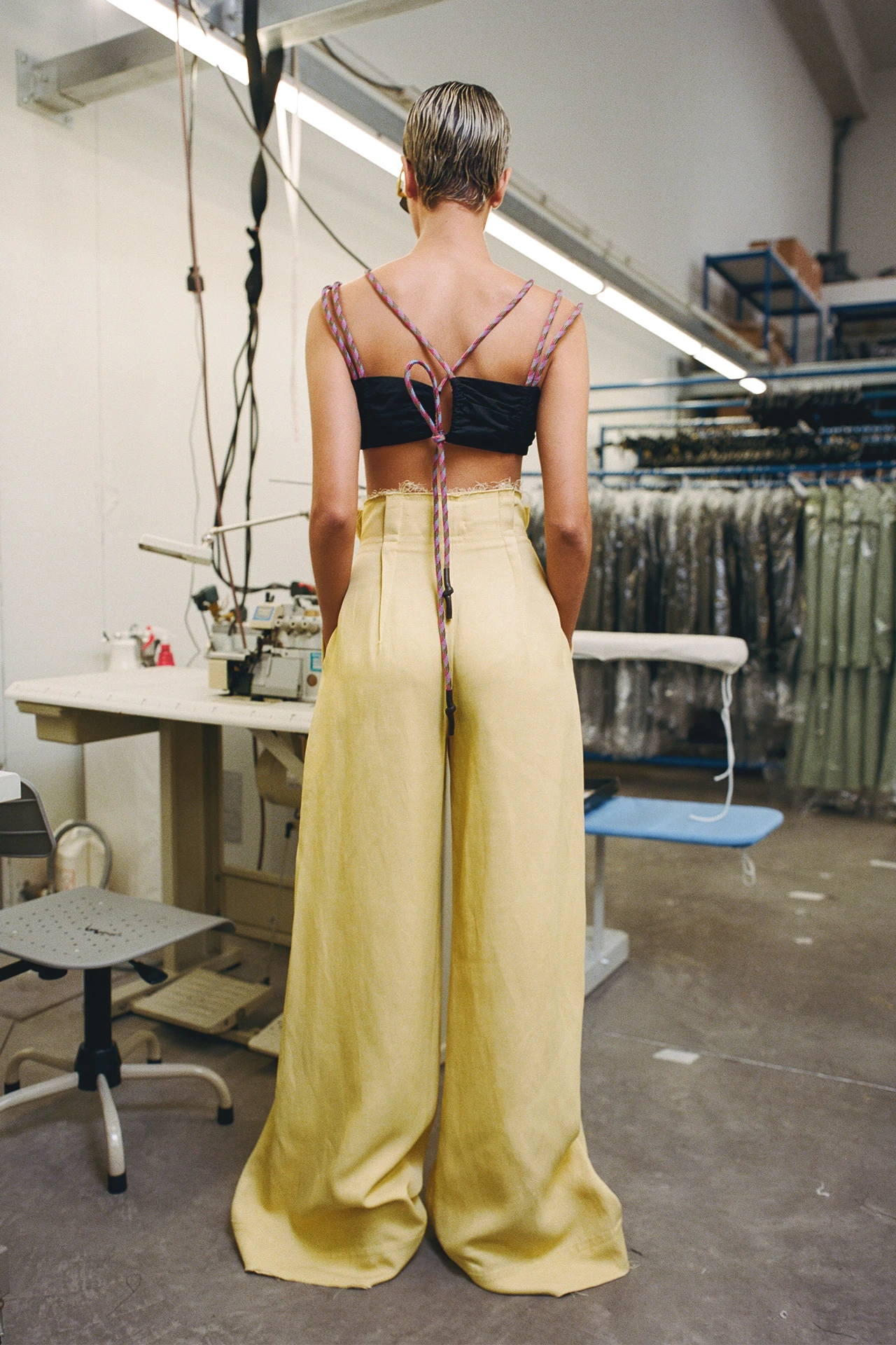 Miista Jelena Yellow Trousers 5 Miista Jelena Yellow Trousers - Image 3