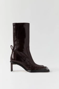 Miista Miwa Brown Patent Boots -Miista miista miwa brown patent boots 01