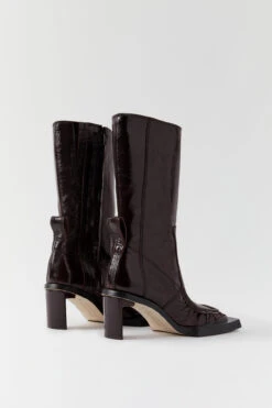 Miista Miwa Brown Patent Boots -Miista miista miwa brown patent boots 02