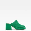 Miista Nicola Green Mules -Miista miista nicola monte carlo green suede mules 1