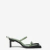 Miista Phyllis Green Sandals -Miista miista phyllis eucalyptus patent sandals 1