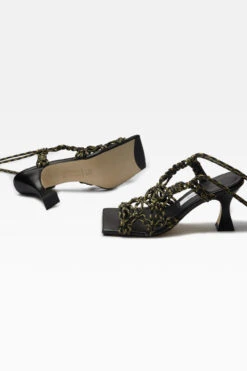 Miista Stephanie Black Sandals 10 Miista Stephanie Black Sandals -Miista miista stephanie black multi heels 2
