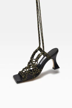 Miista Stephanie Black Sandals 11 Miista Stephanie Black Sandals -Miista miista stephanie black multi heels 3