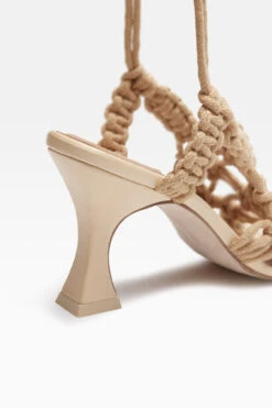 Miista Stephanie Beige Sandals -Miista miista stephanie coffee milk heels 4