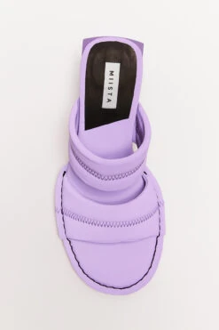 Miista Yvonne Purple Sandals -Miista miista yvonne purple reflective sandals 2