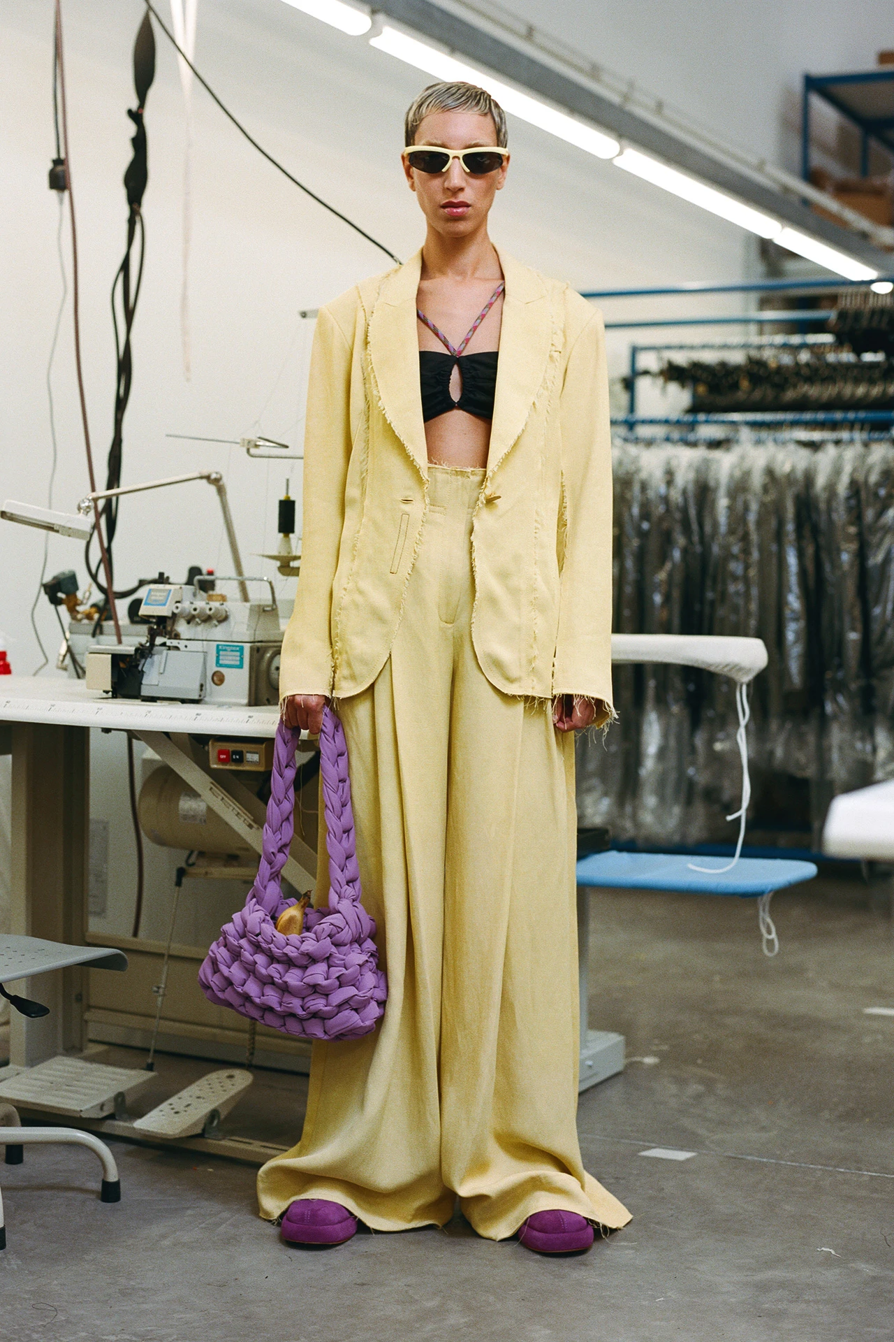 Miista Jelena Yellow Trousers 4 Miista Jelena Yellow Trousers - Image 2